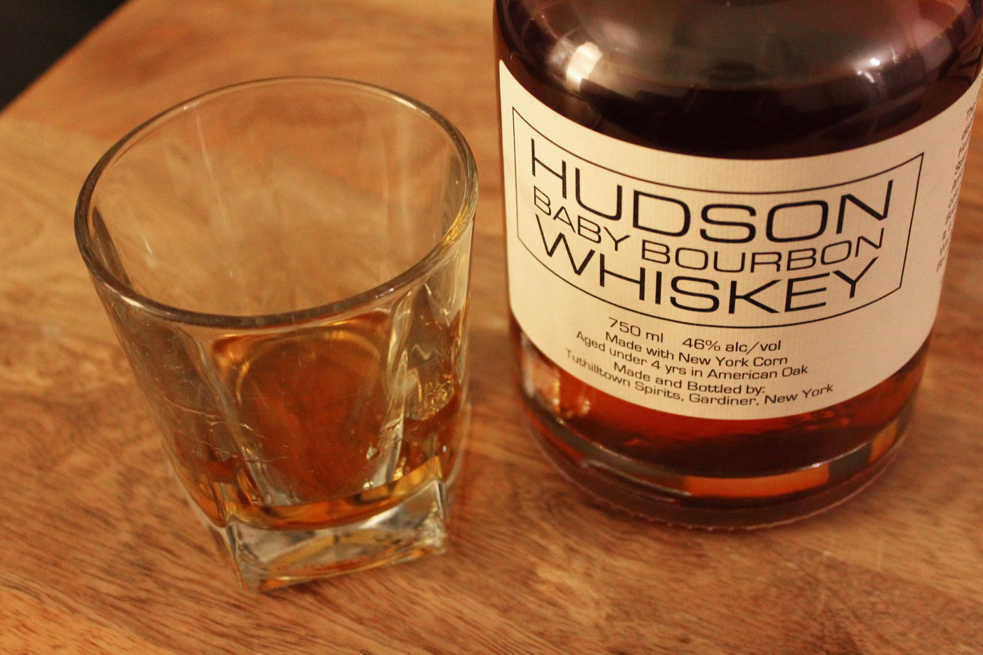 A dram of Hudson Baby Bourbon