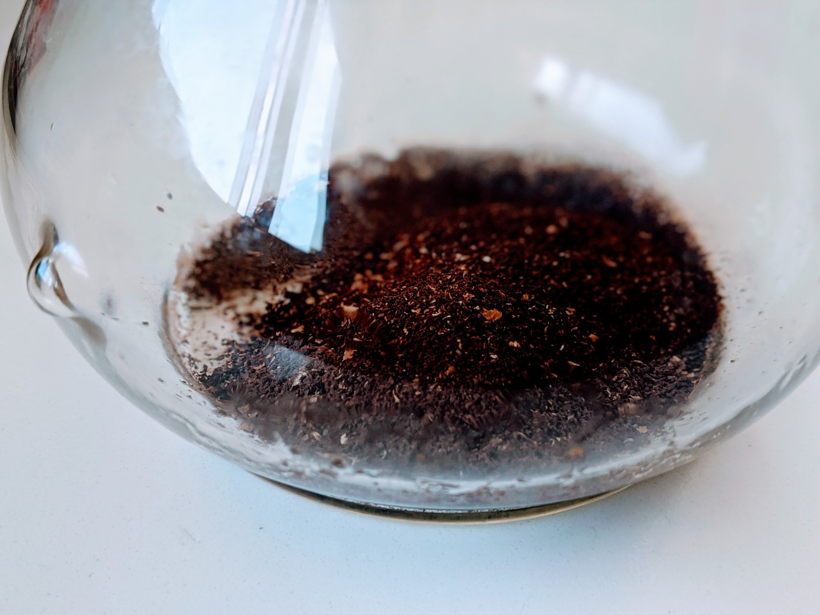 Ground coffee, ready for some hot water